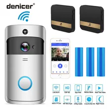 Denicer Smart IP Video Intercom call WIFI Video Phone Door Bell Cam WIFI Doorbell Camera Home IR Alarm Wireless Security Camera 7 inch lcd 700tvl ir camera wireless wifi ip video doorphone video intercom doorbell support ios android ipad smart phone tablet