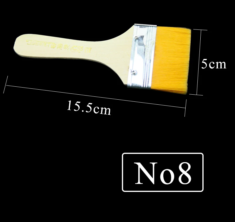 1 шт Большая щетина, кисть золотой лист, краска масляная краска акриловая кисть для рисования, товары для рукоделия кисти для рисования