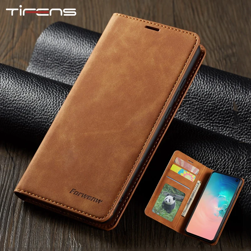 Luxury Leather S10E Flip Case For Samsung Galaxy S9 S8 S10 J4 J6 Plus A50 A70 A30 Note9 A6 A7 A8 2018 Magnet Wallet Cover Coque