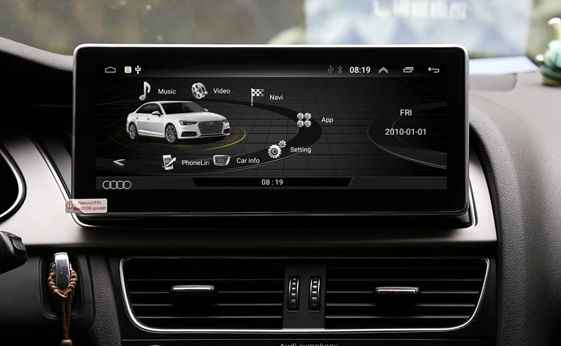 COIKA 10,2" ips автомобильный экран для Audi Q5 2009- Android 9,0 система 2+ 32 Гб ram gps Navi рекордер wifi Google BT SWC USB плеер