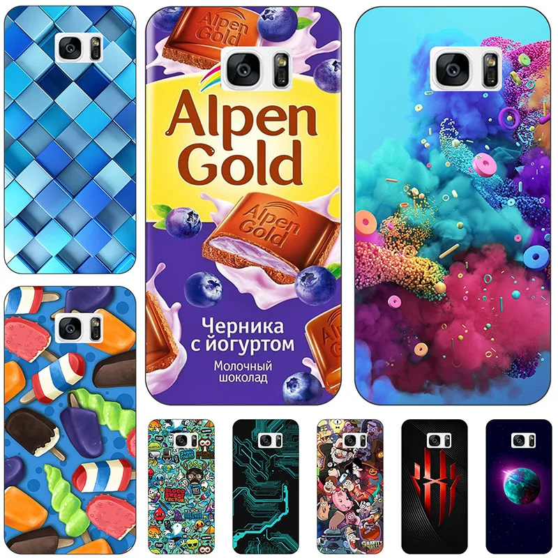 Чехол для Samsung Galaxy S6 Edge задняя крышка G925f чехол G9250 5 1 &quot | Мобильные телефоны и