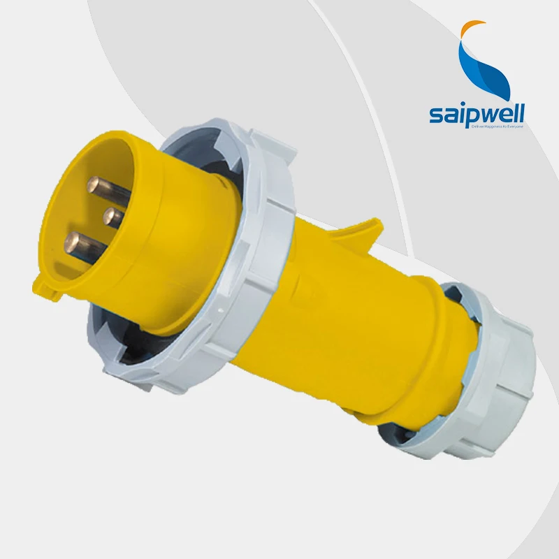 

Hot Sales CEE/IEC 3P/16A/IP67 Waterproof Industrial Plugs and & Sockets SP277