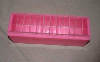 

26.8*8.4*7.8cm Free shipping Acrylic Render Board 2+11pcs Soap Mold Silicone for HomeMade Soap Mixing ,1 soap silicone mold