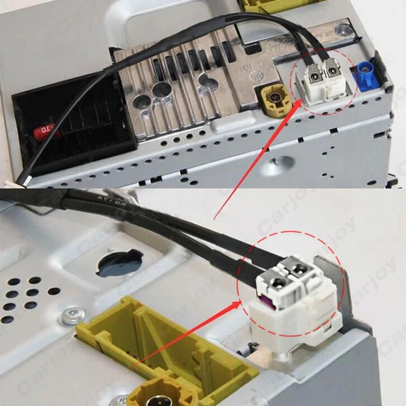 LEEWA стерео головное устройство жгут проводов с FAKRA Y Spliter для Audi/BWM/Volkswagen/Mini/Dodge фабрика OEM радио