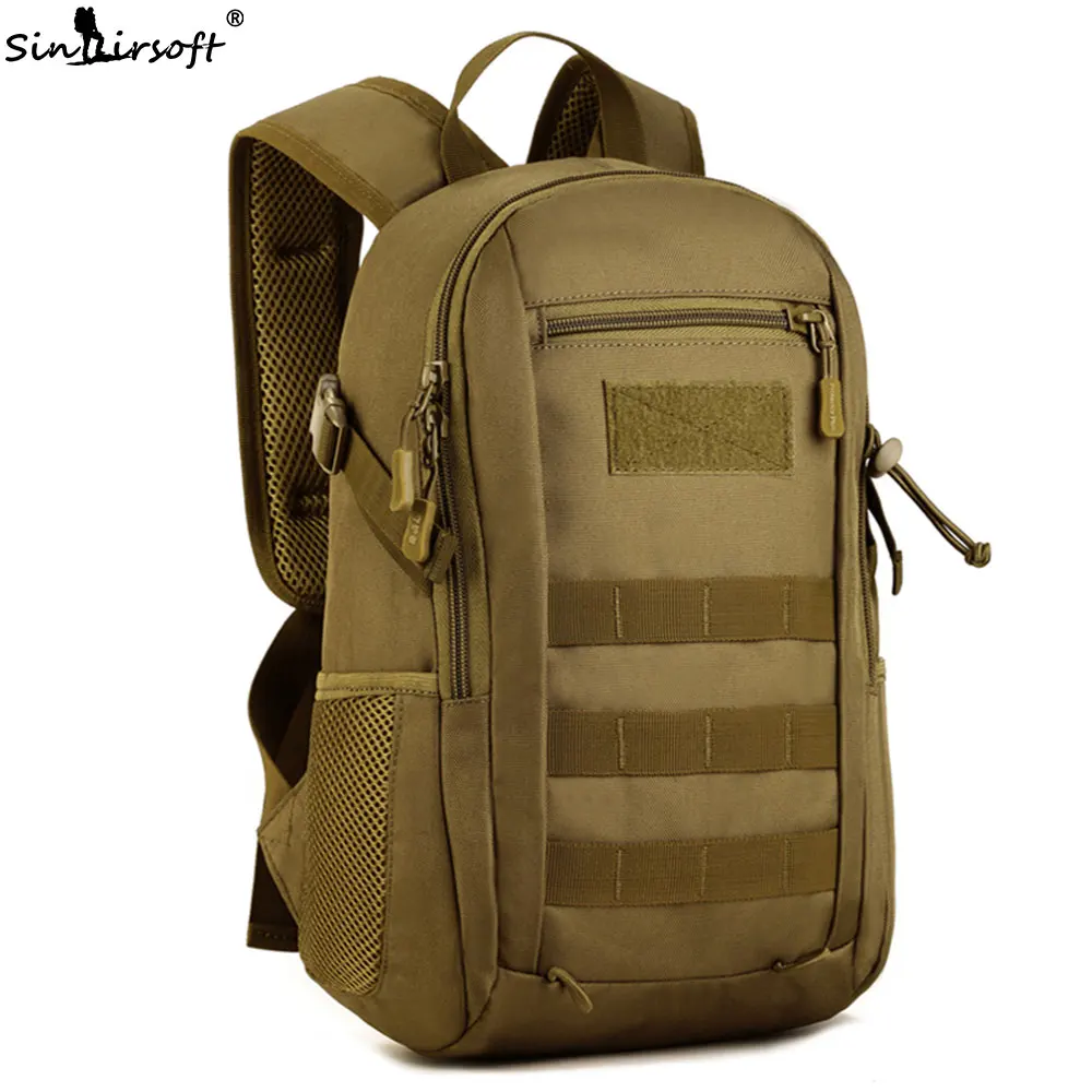 SINAIRSOFT Военная тактика рюкзак нейлон Molle рюкзак сумка 12L камуфляж путешествия для спорта на открытом воздухе Охота Водонепроницаемый LY0091