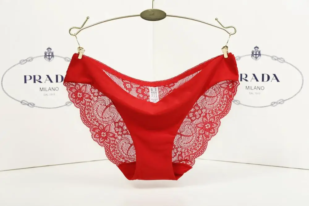 plus size panties New Arrival Women Sexy Lace Panty Women Low Waist Cotton Underwear Sexy Transparent Under wear Ladies high waisted underwear tummy control