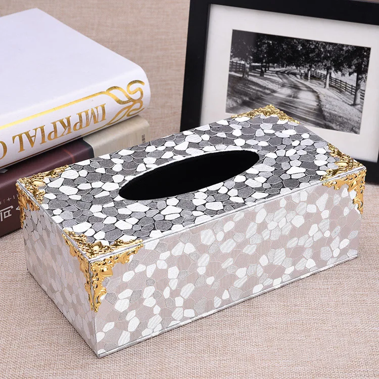 

rectangular removable kitchen tissue box holder for car paper towel dispenser extracted tissue box cover napkin box holder 530