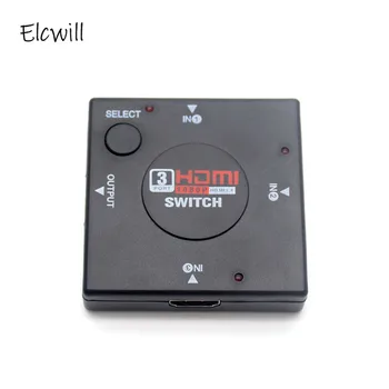 

3 In 1 Out 3 Port HDMI Switch Switcher Splitter 1080P Full HD 1080P HDMI Selector Adapter for XBOX 360 PS3 HDTV STB DVD