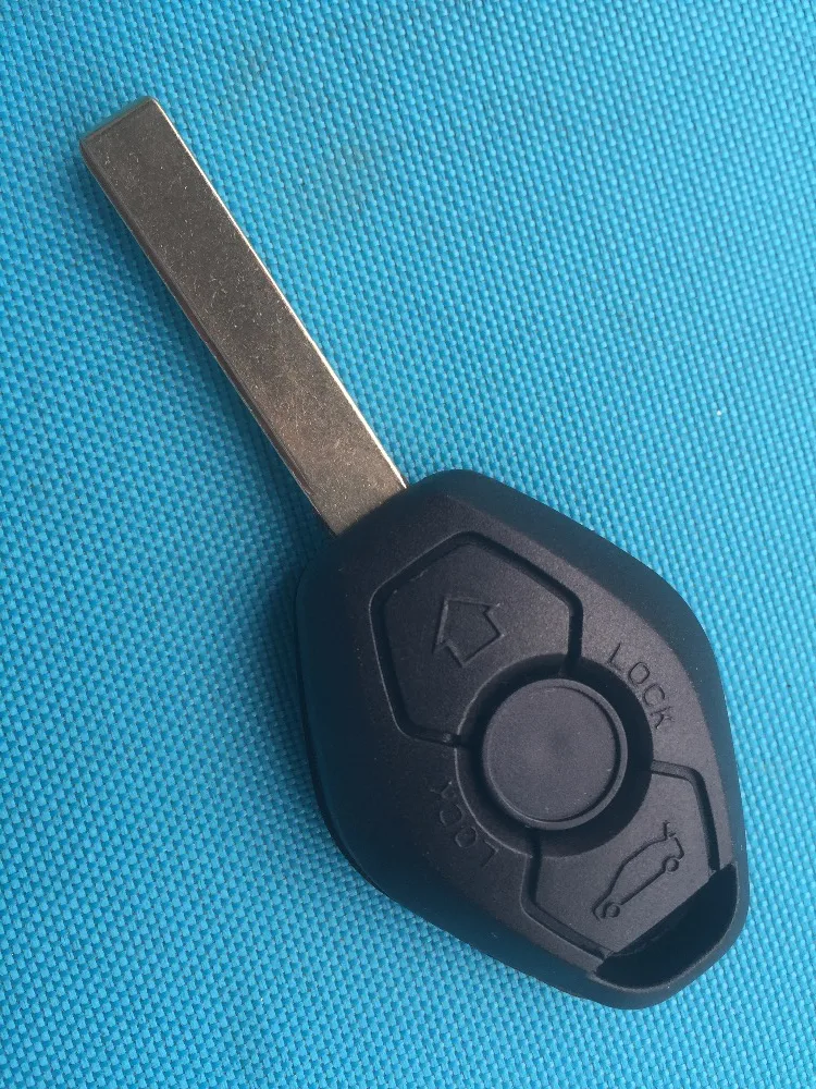 

For BMW 1 3 5 6 7 X3 X5 E53 M5 E38 X Series 3 buttons Remote Car Key Shell Fob Case uncut blade no logo
