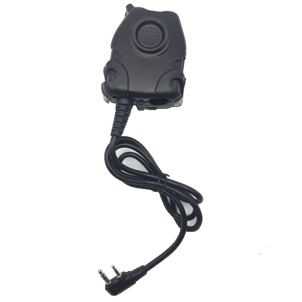 Waterproof PTT Cable For KENWOOD K Plug for Z Tactical Comtac H50 MSA SORDIN H60 HD01 HD02 HD03 Noise Reduction Headset (1)