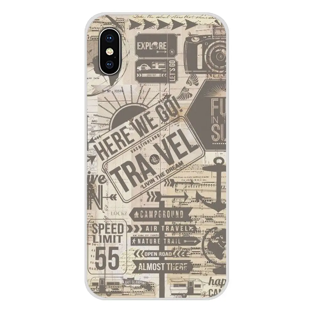 Аксессуары чехлы для телефонов Samsung Galaxy S4 S5 MINI S6 S7 edge S8 S9 S10 Plus Note 3 4 5 8 9 Карта мира