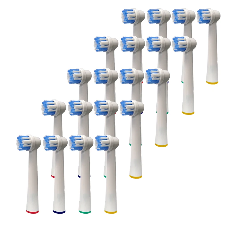 

20pcs Electric Toothbrush Heads For Braun Oral B Brush Replacment Head Soft Advance Power/Pro Health/Triumph/3D Excel/Vitality