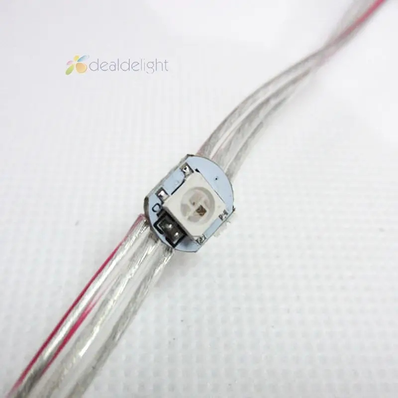 50 шт. Светодиодная лента WS2812B с теплоотводом 5 в пост. Тока|led pixel|pixel ledws2812 pixel |