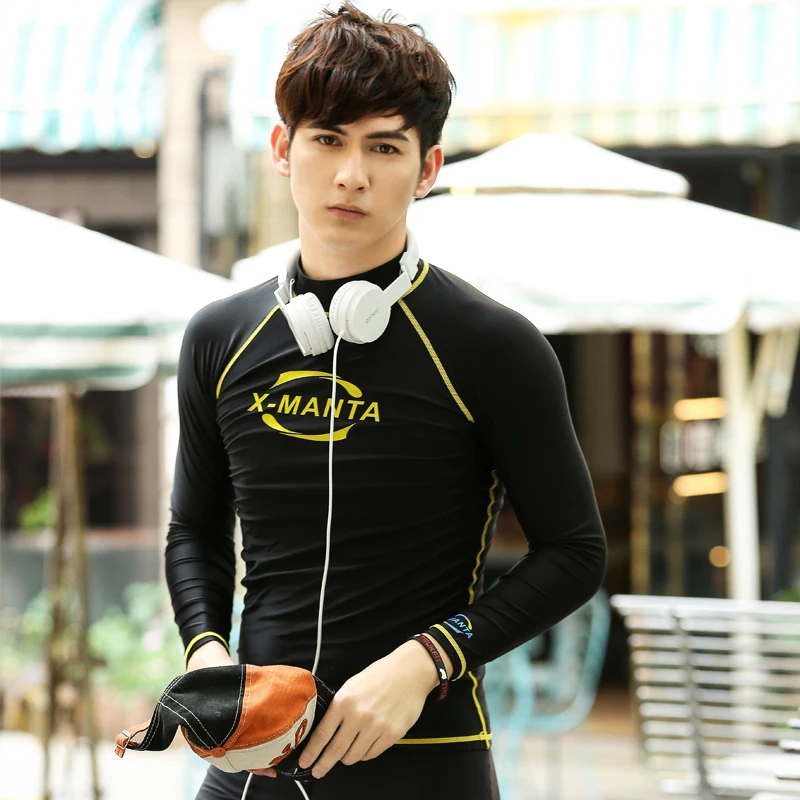 Long Sleeve UPF 50+ Rash Guards For Men Body Suits Snorkeling Diving Jacket Skin Anti-UV Wear Surfing Sports Clothes Wetsuit Long Sleeve UPF 50+ Rash Guards For Men Body Suits Snorkeling Diving Jacket Skin Anti-UV Wear Surfing Sports Clothes Wetsuit