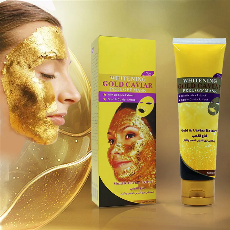 24 К Золотой Peel Off Mask против морщин маска для лица старения Уход за лицом