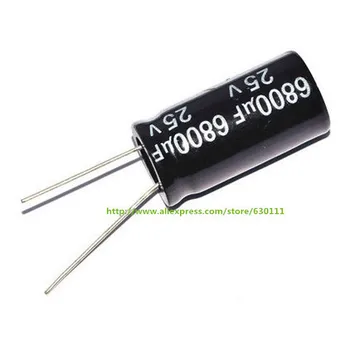 

10pcs 6800uF 25V 105 Radial Electrolytic Capacitor 18*30mm