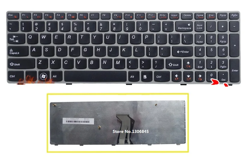 Новая английская клавиатура SSEA для IBM LENOVO Z570 Z575 B570 B570A B570G B575 V570 V575 Z565 Z560 B590 B590A
