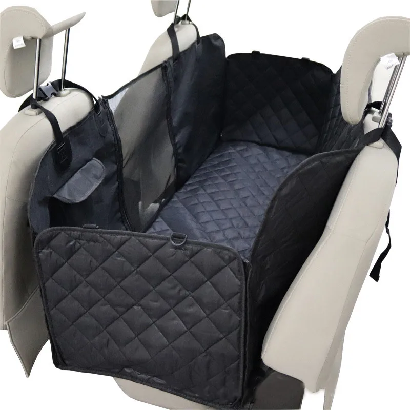 

Dog Car Seat Cover with Mesh Viewing Window Dog Back Seat Carrier Pet Carrier Waterproof Pet Mat Hammock Cushion Protector