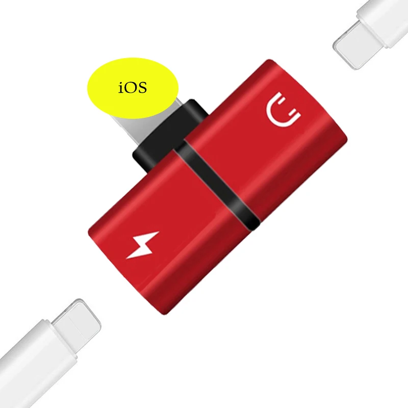 Goedkoop Voor lightning Muziek Opladen Telefoontje Adapter Hoofdtelefoon Jack Adapters voor iphone X 7 8 6 Plus Kabel Ondersteuning voor iOS 10.3 11