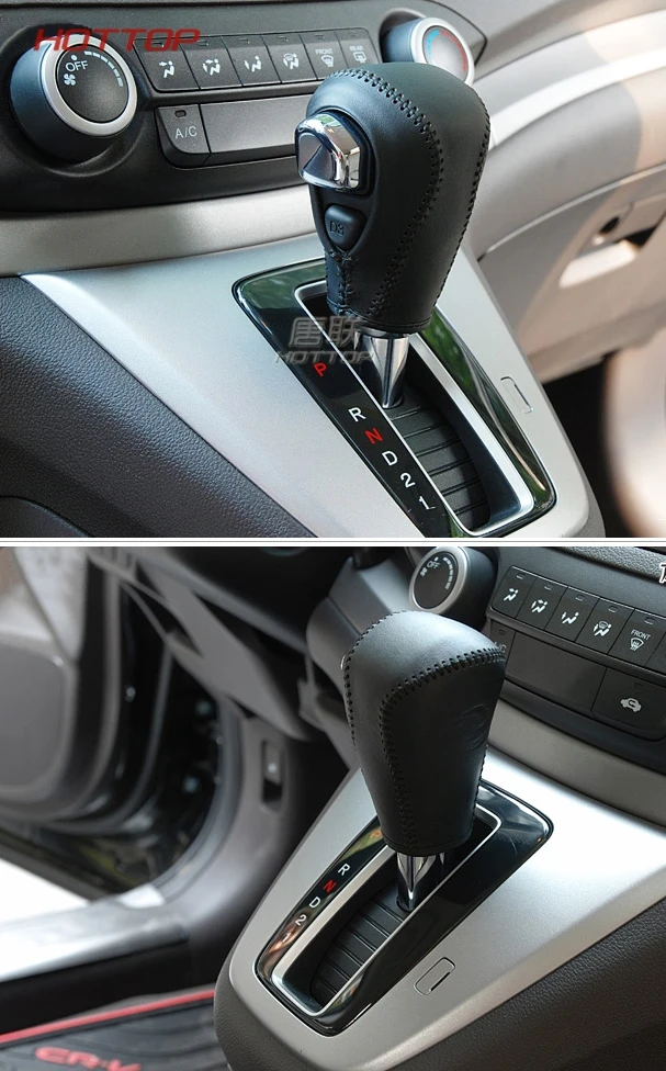 Специальный сшитый вручную черный кожаный чехол с ручкой переключения передач для ручного тормоза для Honda CRV 2007 2012 стайлинга автомобилей