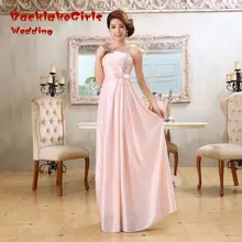 Evening Dress Long Custom Made Pink Design Formal Gown 2017 wedding party special occasion vestidos de fiesta Dresses