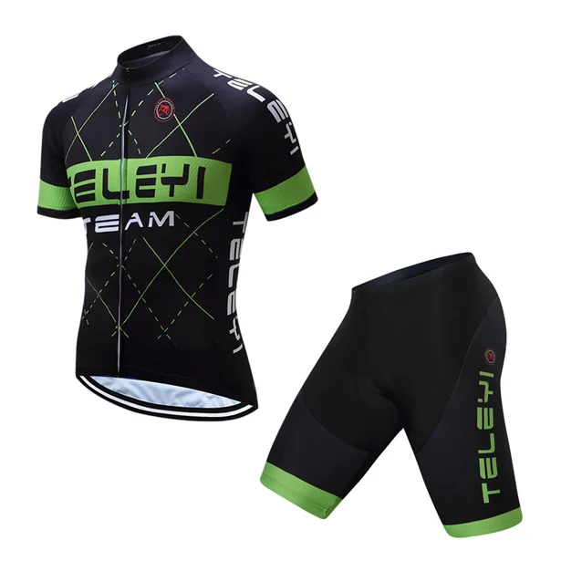 Мужской Pro велосипедный костюм Джерси одежда мужская рубашка для езды на велосипеде нагрудник шорты наборы Велосипедное оборудование Одежда Форма Mtb комплект одежды Майо - Цвет: Shirt and shorts 10