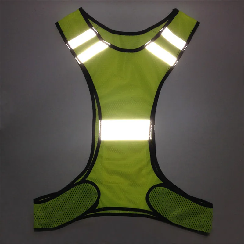 RIDECYLE Bike Vest Reflective Cycling Bike Bicycle Vest Sleeveless Night Running Security Riding Outdoor Protection