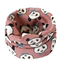 Хлопковый цветной с буквами Божья коровка якорь мультфильм ребенок шарф весна осень дети О Кольцо воротники Детская одежда аксессуары