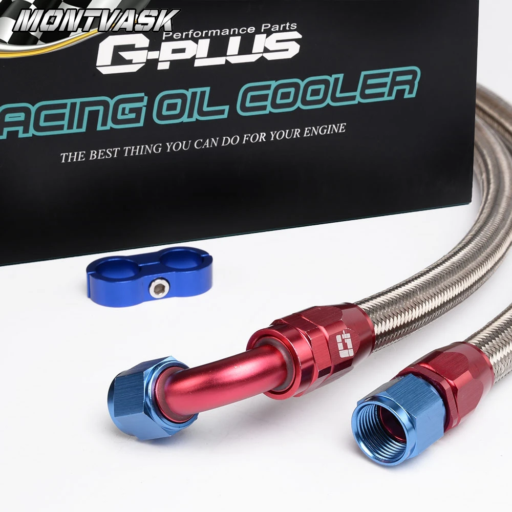 Oil Coolers 40 Row Engine Oil Cooler Male Sandwich Plate adapter Kit For LS1 LS2 LS3 LSX money