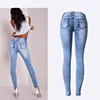 Summer Style Low Waist Sky Blue Patchwork Skinny Tights Women Pencil Jeans High Stretch Sexy Push Up Denim Women Fashion Jeans ► Photo 3/6