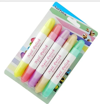 

5PCS Nail Polish Removal Pen Corrector Pen Remove Mistakes Nail Art Tools Nail Polish Peel Off Pen(5colors), #wholesaler price