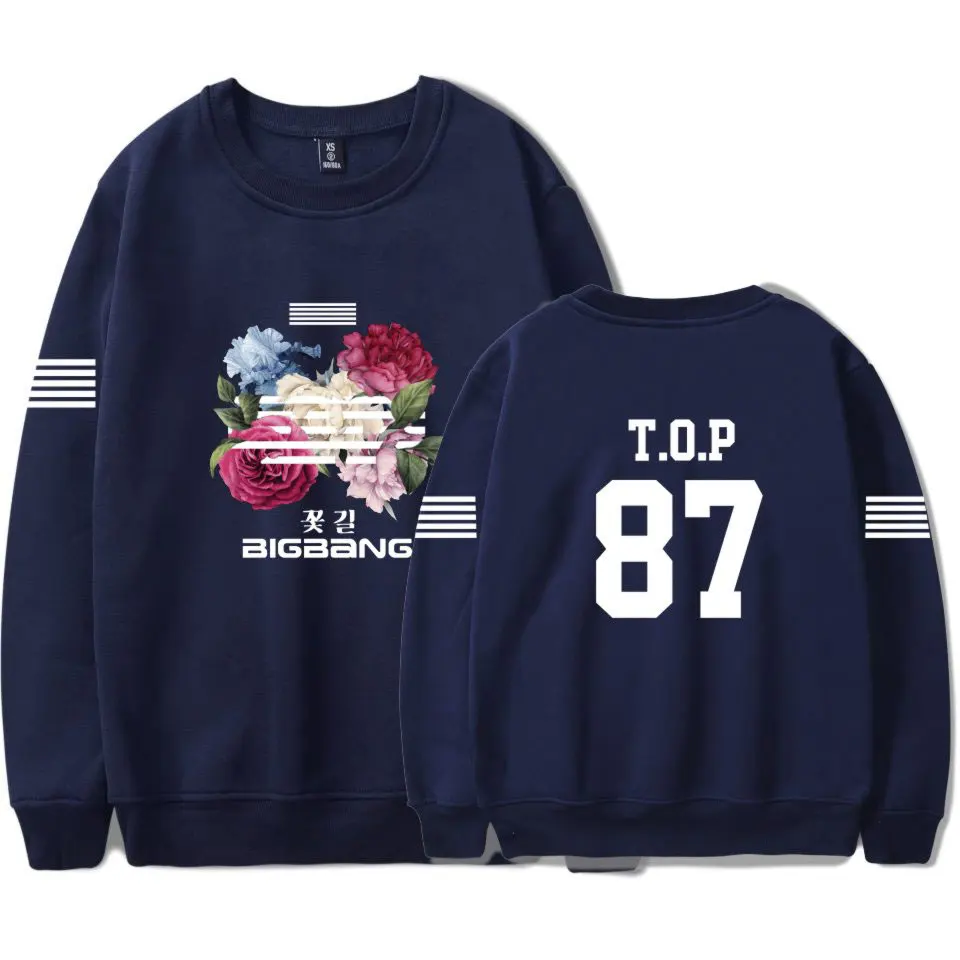Bigbang БОЛЬШОЙ Банг bangtan Толстовка kpop корейский harajuku толстовки moletom feminino модный