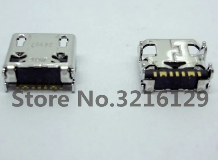 10 шт./лот Micro usb разъем гнездо для зарядного устройства Samsung I739 I759 I9128 s6810 Fame S6810P Young 2
