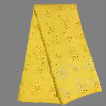 

Excellent jaquard design African cotton lace fabric with beads for wedding/party dress CCL1(5yards/lot) multi color