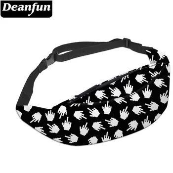 

Deanfun 3D Printed Waist bags Unisex Polyester Fanny Hip Bum Bags for Women YB10