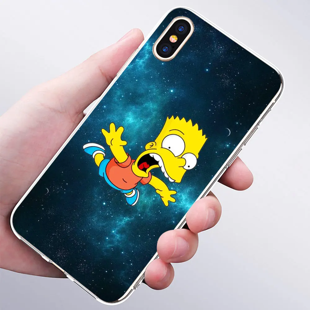 Мягкий силиконовый модный прозрачный чехол Los Simpsons для Apple iPhone 11 Pro XS MAX XR X 7 8 Plus 6 6s Plus 5 5C 5S SE - Цвет: 010