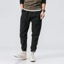 Мешковатые Повседневное военные свободные брюки-карго Винтаж стиль сафари хип-хоп штаны полной длины бегунов Брюки уличная