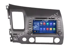 Встроенная память 16 г 4 ядра android 7.1 Fit Honda Civic оставили вождения 2006-2010 2011 dvd-плеер автомобиля Мультимедиа Навигация GPS DVD Радио