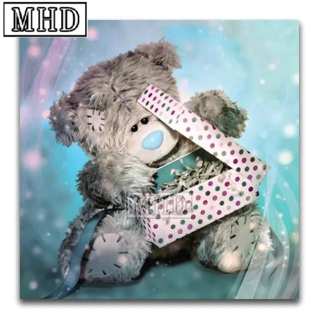 5D DIY Diamond Painting Blackboard Burger Pattern Square Full 