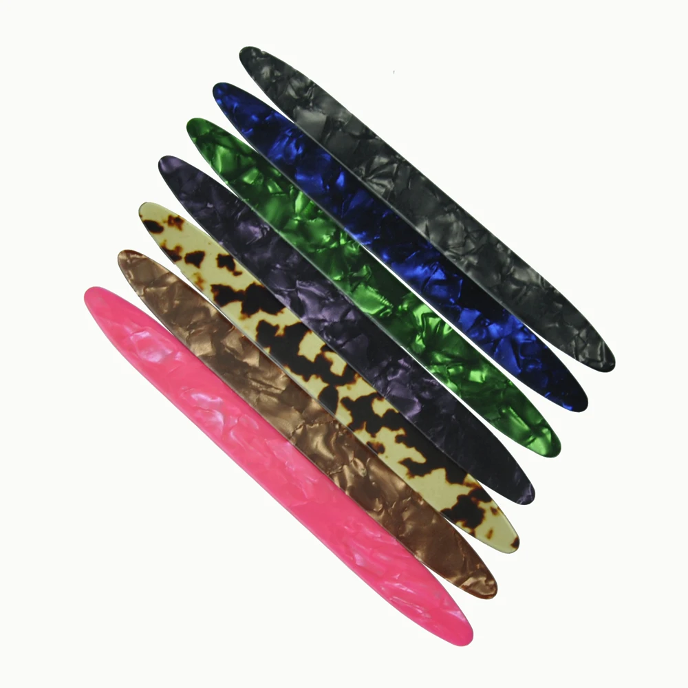 

Medium 0.71mm Celluloid Strips Picks Plectrums For Oud Ud Reeshe 10Pcs