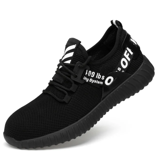 Safety Shoes Men's Steel Toe Lightweight Anti-smashing breathable comfortable wear-resisting Unisex Work Sneakers