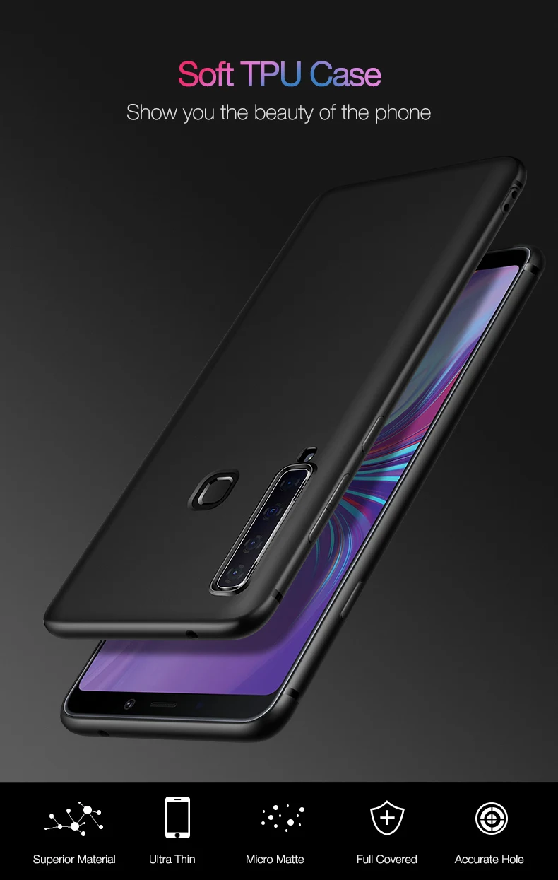 Cafele Matte Case for Samsung Galaxy A9 2018 Cover Soft TPU Silicon Ultra Thin Case for Samsung A9S A9 2018 A920 Phone Cases (1)