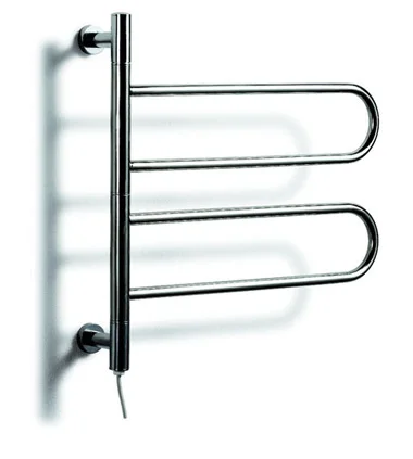 

Heated Towel Rail, Stainless Steel Electric Wall Mounted Towel Warmer, Bathroom Accessories Towel Racks