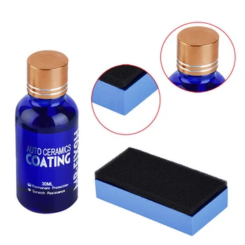 

9H Hardness Hydrophobic Wax Coat Crystals Paint Care Ceramic Polish Set 30ML