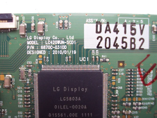 Бесплатная доставка TH L42U20C T con 6870C 0310D LC420WUN SCD1 оригинальные запчасти|parts| |