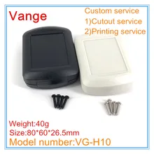 2 шт./лот дизайн в виде ракушки ABS пластик Материал Проект box diy 80*60*26,5 мм для управления электронное оборудование