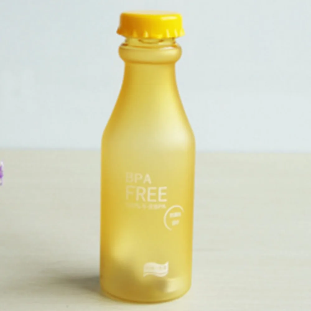 550 мл Высокое качество BPA пластиковая матовая герметичная портативная бутылка для воды для спорта на открытом воздухе бег кемпинг
