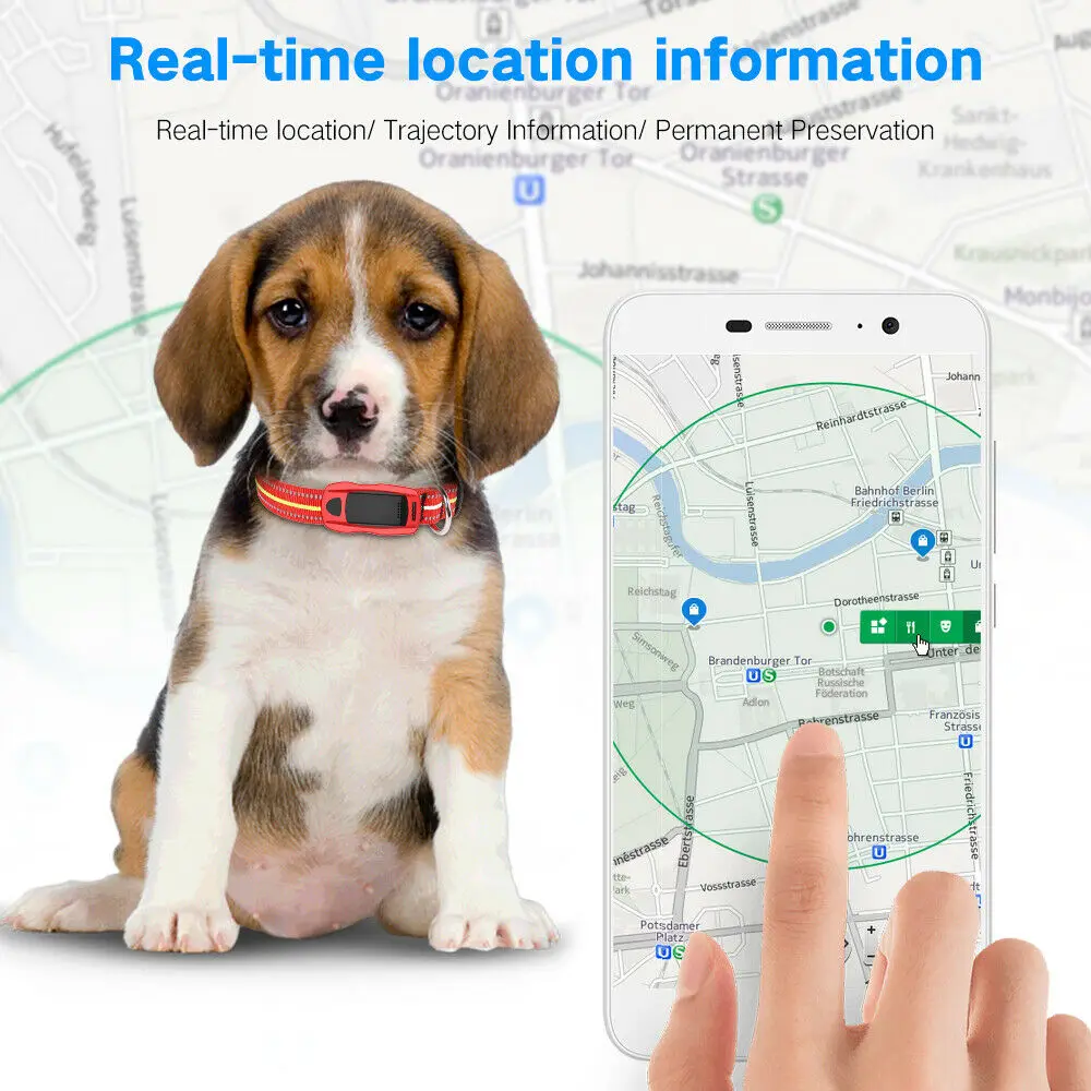 Умный мини gps-трекер для собак, ошейник для собак, трекер для собак, кошек