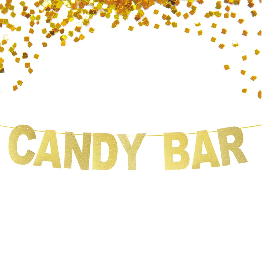 Candy Bar Banner Wedding Garland Banner Garland Sweetheart Table