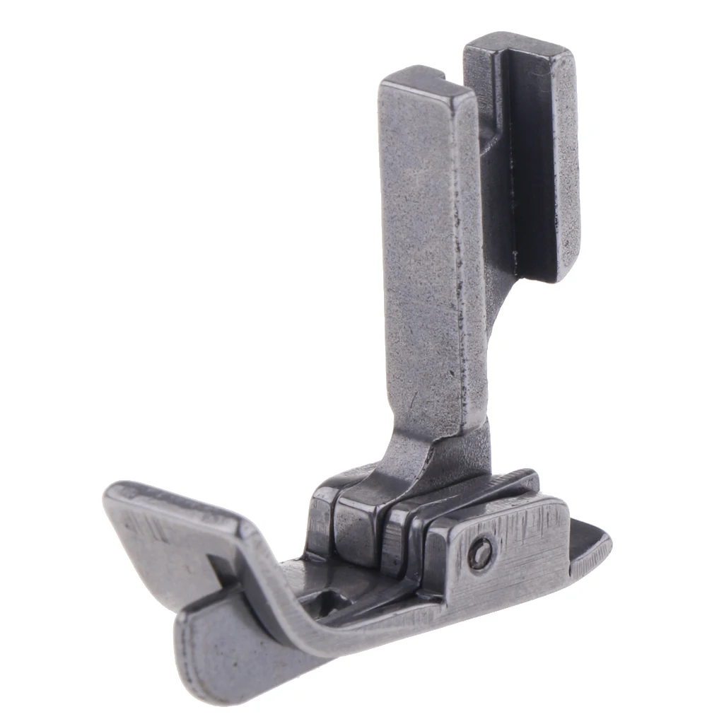 Silver Steel Industrial Sewing Machine Feet Hinged Presser Foot Sp-18 with Right Guide  Size 1/32 1/16 1/8 5/32 3/16 1/4